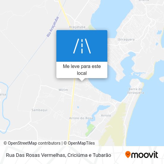 Rua Das Rosas Vermelhas mapa