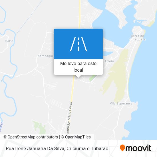 Rua Irene Januária Da Silva mapa