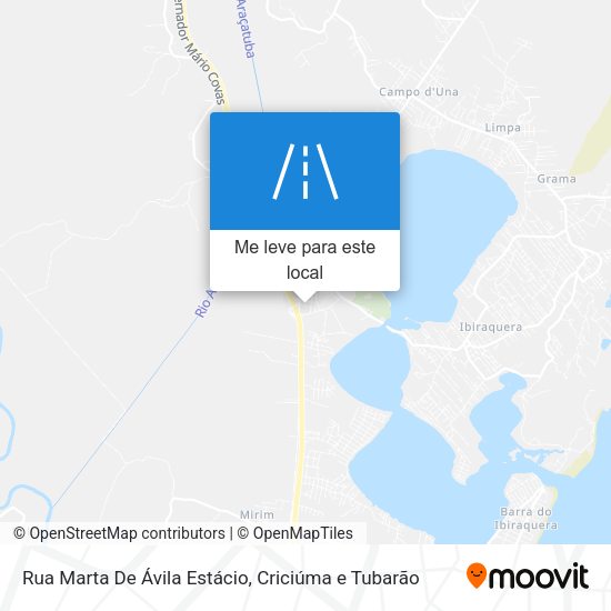 Rua Marta De Ávila Estácio mapa