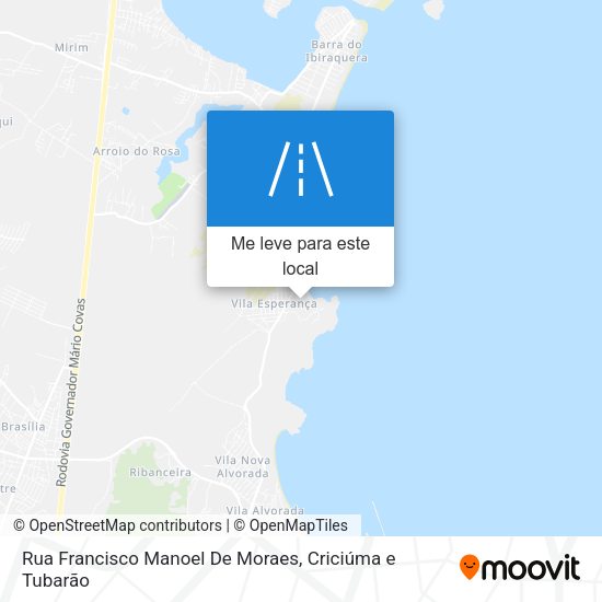 Rua Francisco Manoel De Moraes mapa