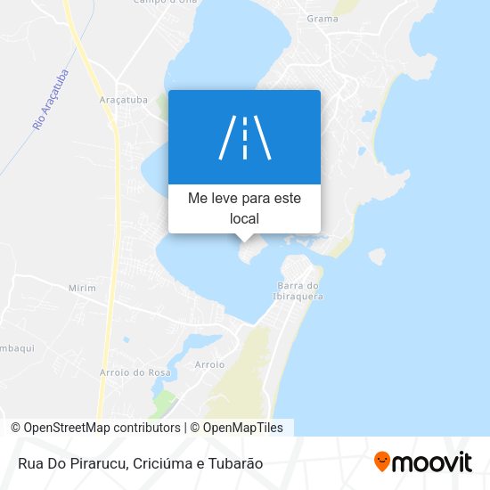 Rua Do Pirarucu mapa