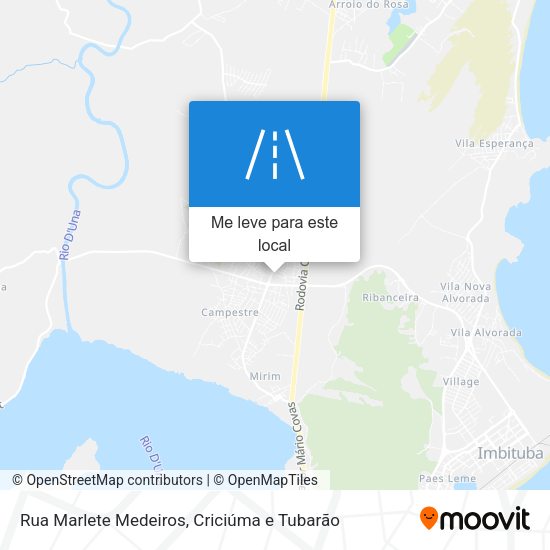 Rua Marlete Medeiros mapa