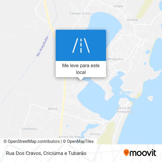 Rua Dos Cravos mapa