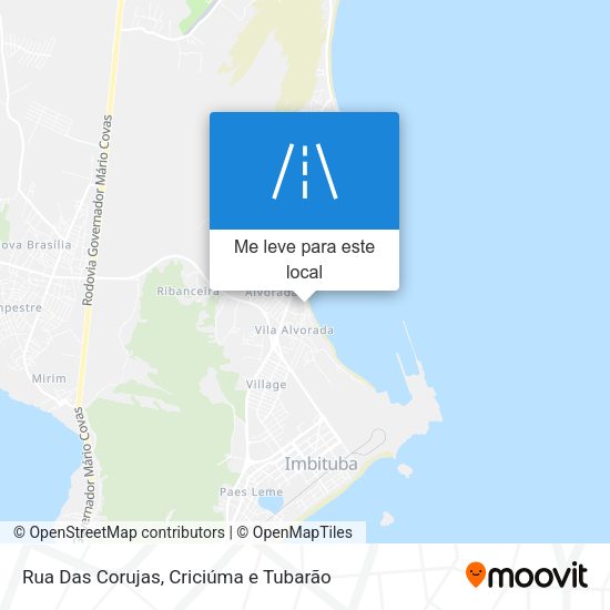 Rua Das Corujas mapa