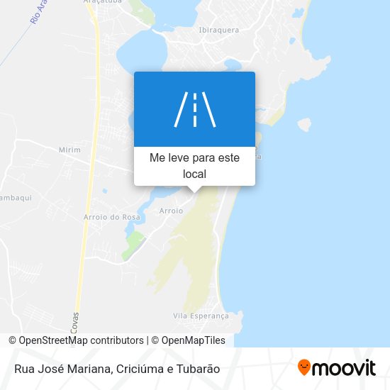 Rua José Mariana mapa