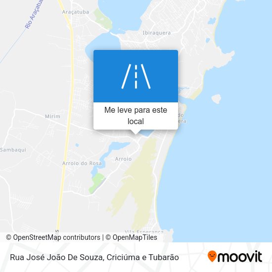 Rua José João De Souza mapa