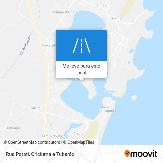 Rua Parati mapa