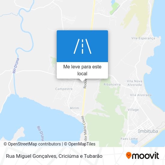 Rua Miguel Gonçalves mapa