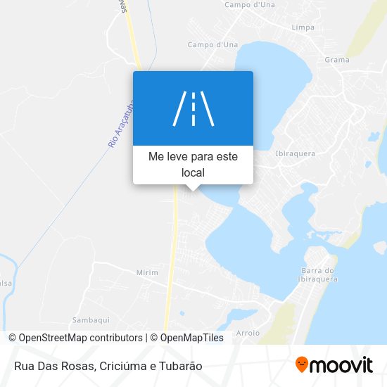 Rua Das Rosas mapa