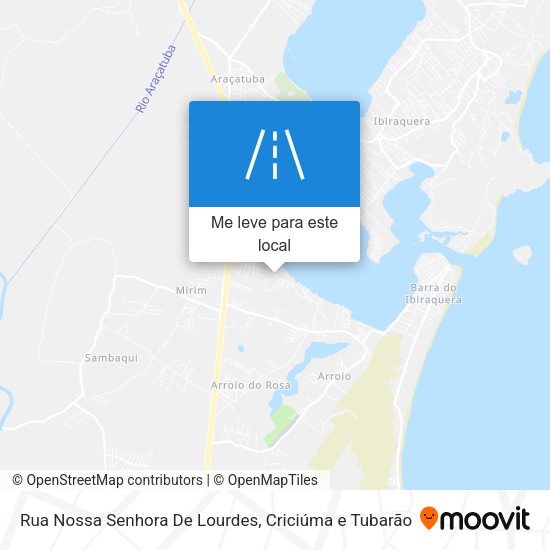 Rua Nossa Senhora De Lourdes mapa