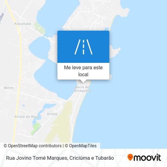 Rua Jovino Tomé Marques mapa