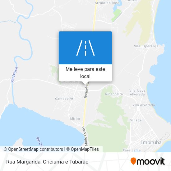 Rua Margarida mapa