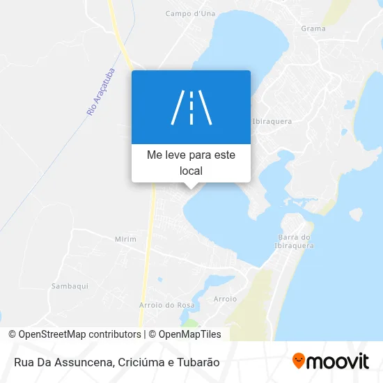 Rua Da Assuncena mapa