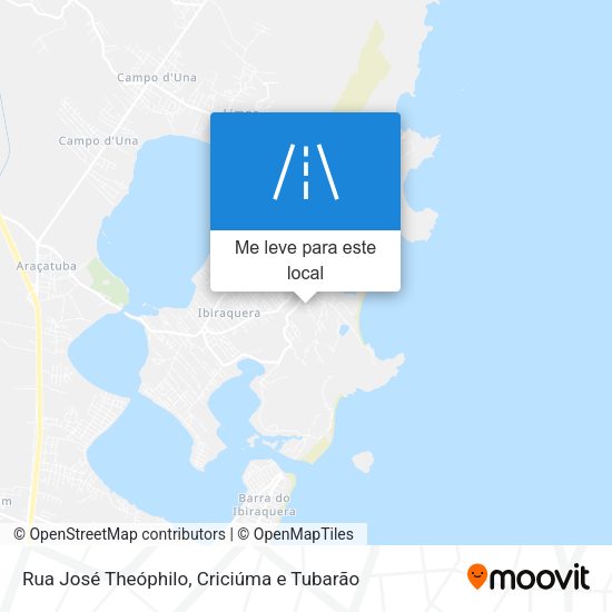 Rua José Theóphilo mapa