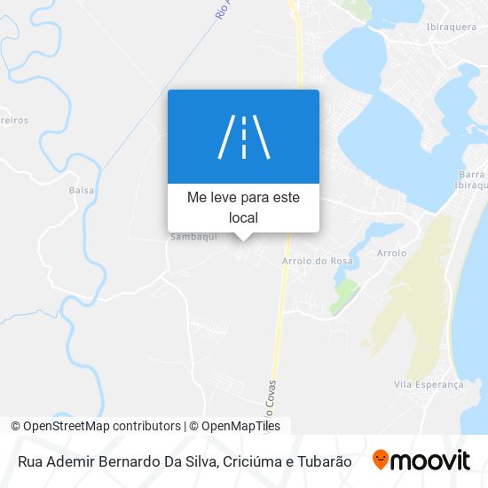Rua Ademir Bernardo Da Silva mapa