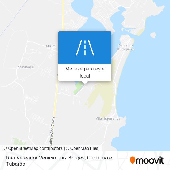 Rua Vereador Venício Luiz Borges mapa