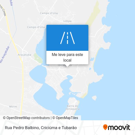Rua Pedro Balbino mapa