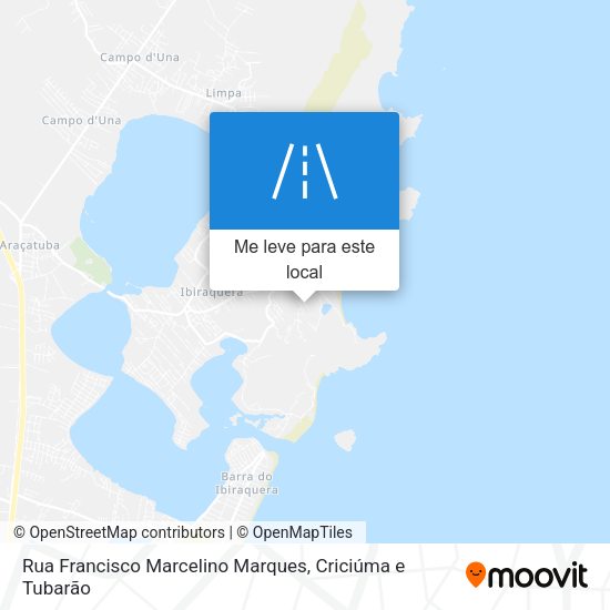 Rua Francisco Marcelino Marques mapa