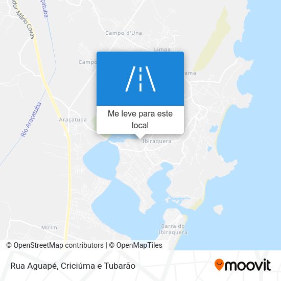 Rua Aguapé mapa