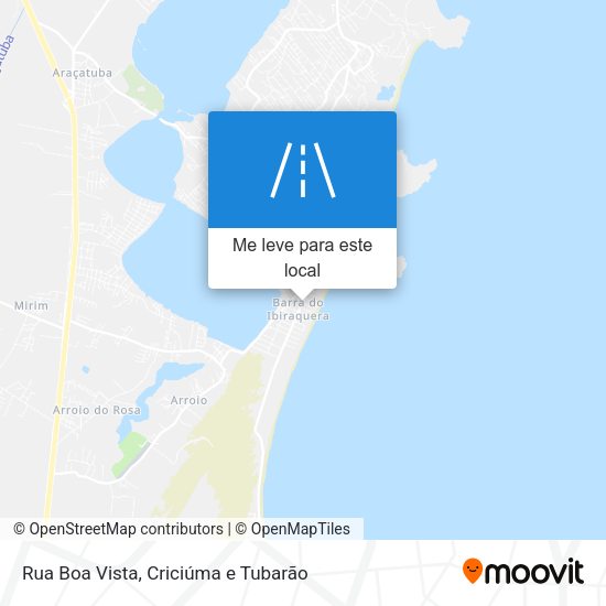 Rua Boa Vista mapa
