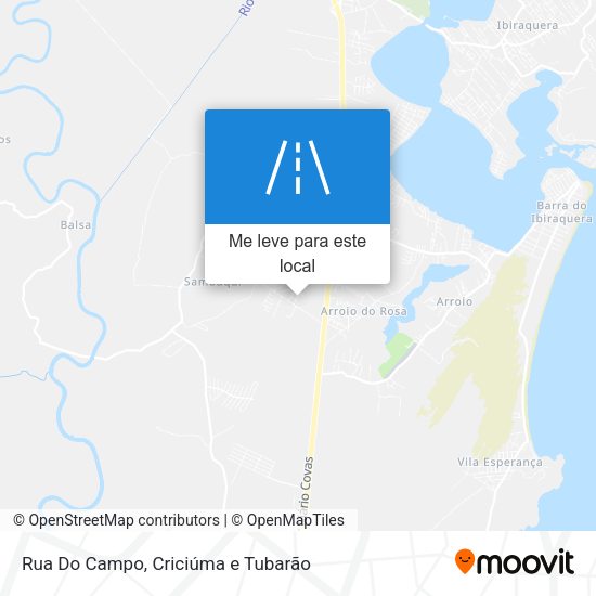 Rua Do Campo mapa