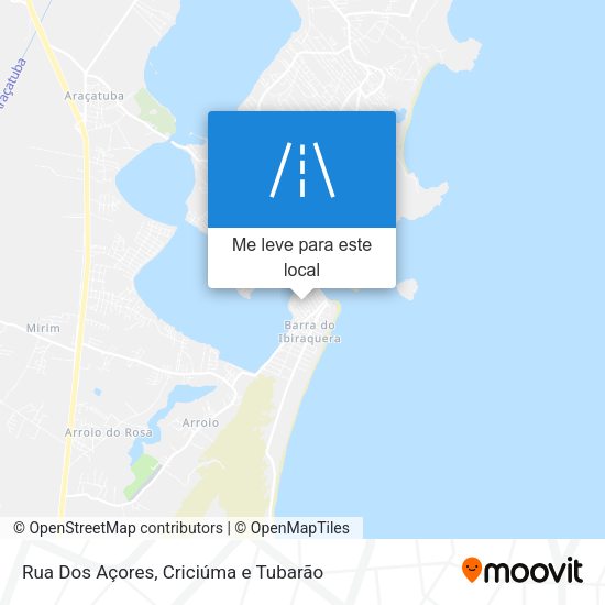 Rua Dos Açores mapa