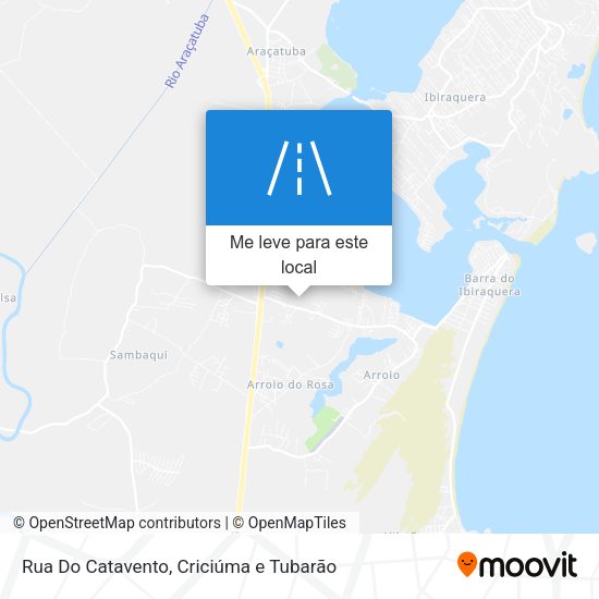 Rua Do Catavento mapa