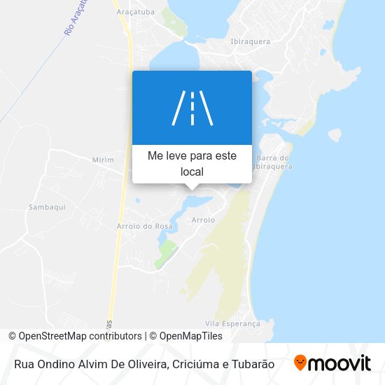 Rua Ondino Alvim De Oliveira mapa