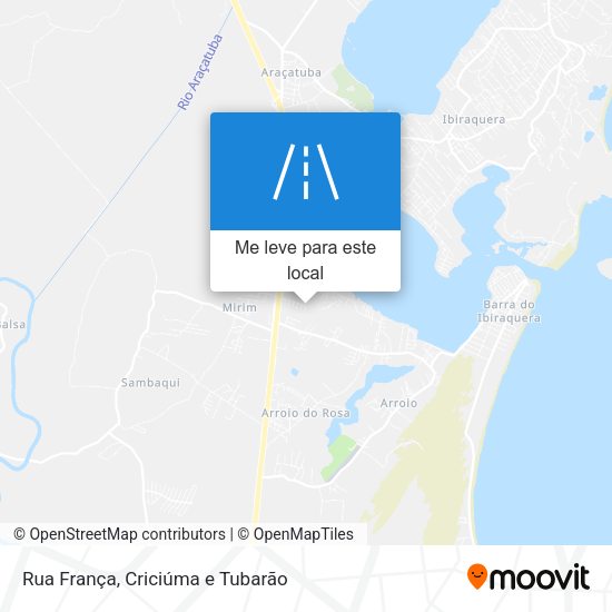 Rua França mapa