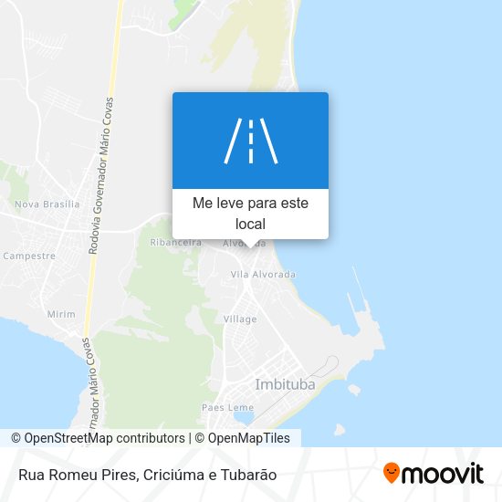 Rua Romeu Pires mapa
