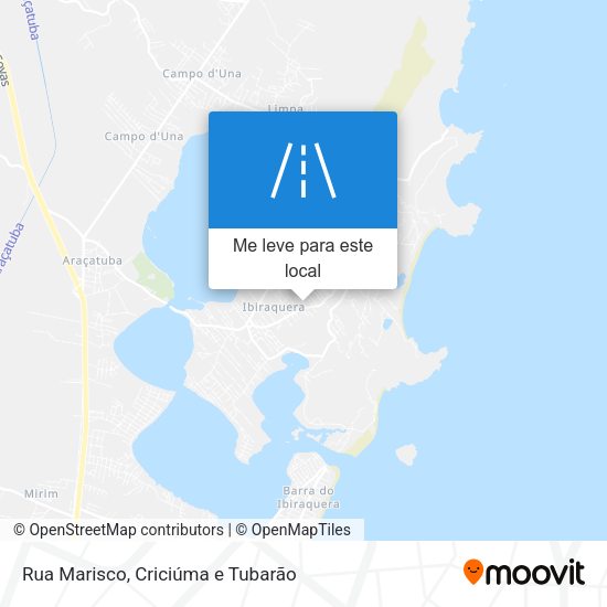 Rua Marisco mapa