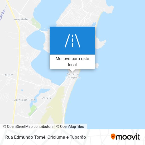 Rua Edmundo Tomé mapa