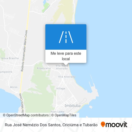 Rua José Nemézio Dos Santos mapa