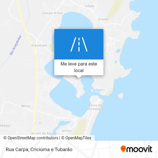 Rua Carpa mapa