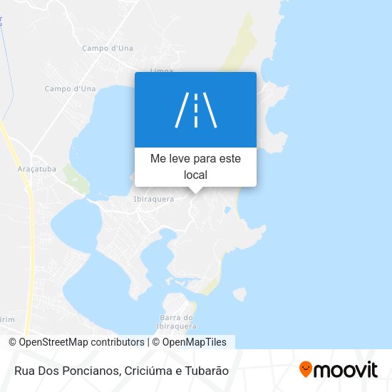 Rua Dos Poncianos mapa