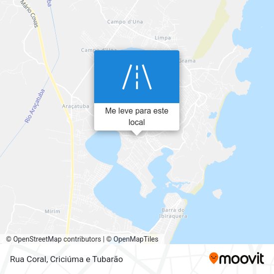 Rua Coral mapa