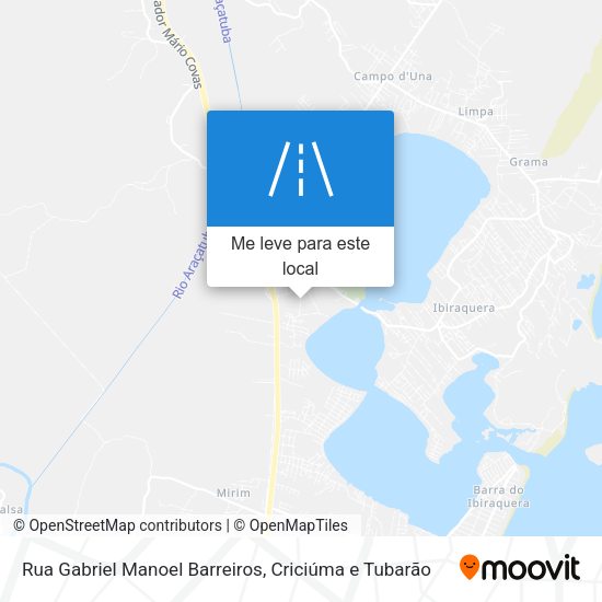 Rua Gabriel Manoel Barreiros mapa