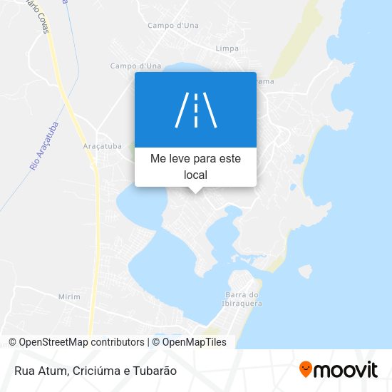 Rua Atum mapa