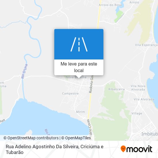 Rua Adelino Agostinho Da Silveira mapa
