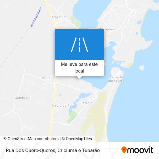 Rua Dos Quero-Queros mapa