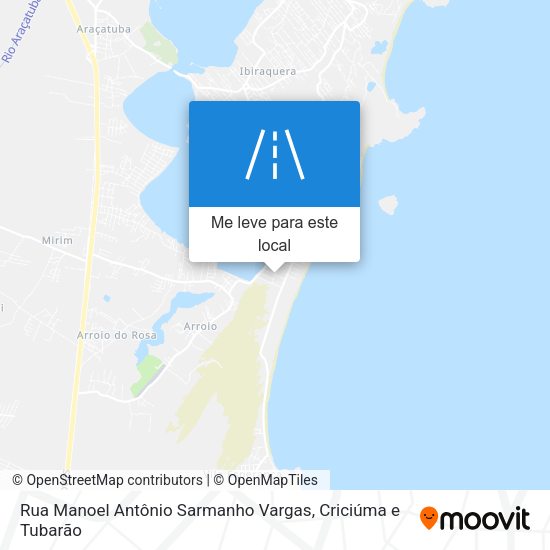 Rua Manoel Antônio Sarmanho Vargas mapa
