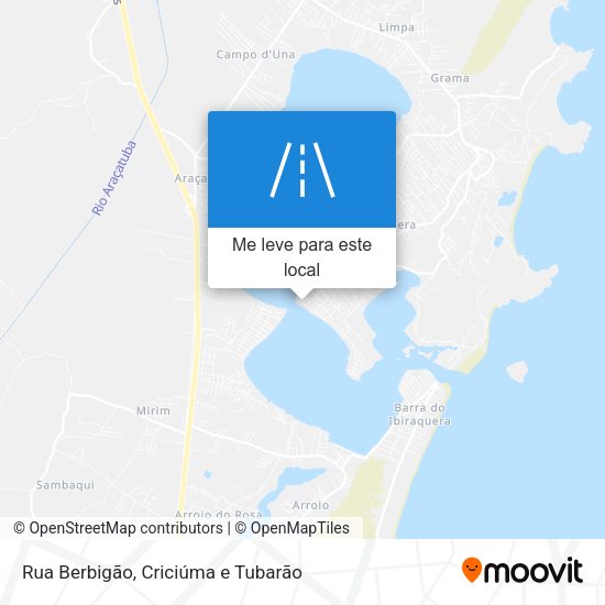 Rua Berbigão mapa