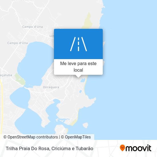 Trilha Praia Do Rosa mapa