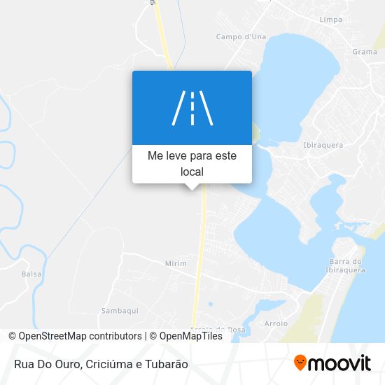 Rua Do Ouro mapa
