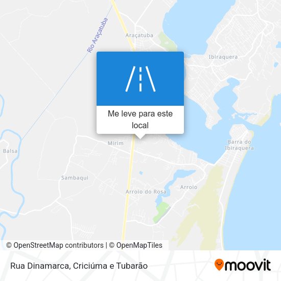 Rua Dinamarca mapa