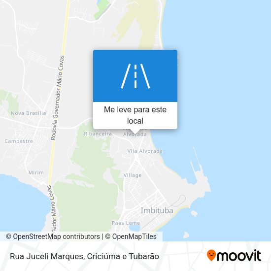 Rua Juceli Marques mapa
