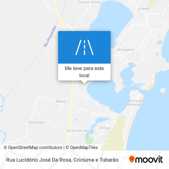 Rua Lucidório José Da Rosa mapa