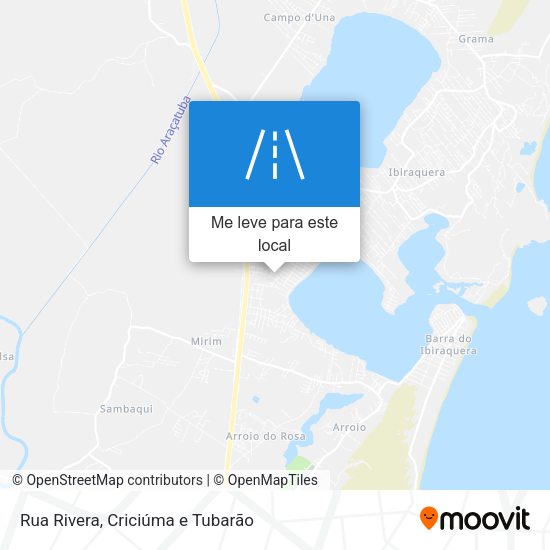 Rua Rivera mapa