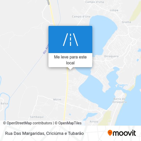 Rua Das Margaridas mapa