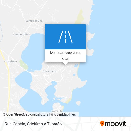 Rua Canela mapa